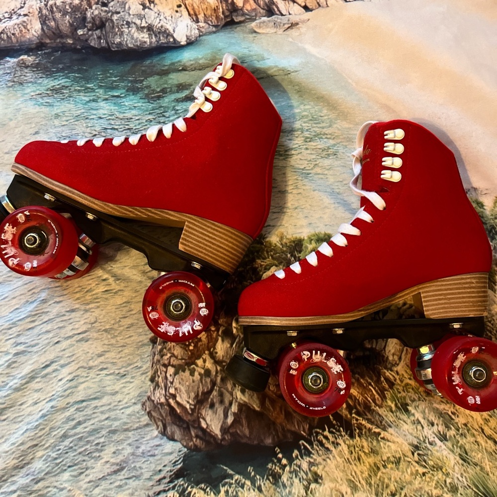 Red Roller Skates